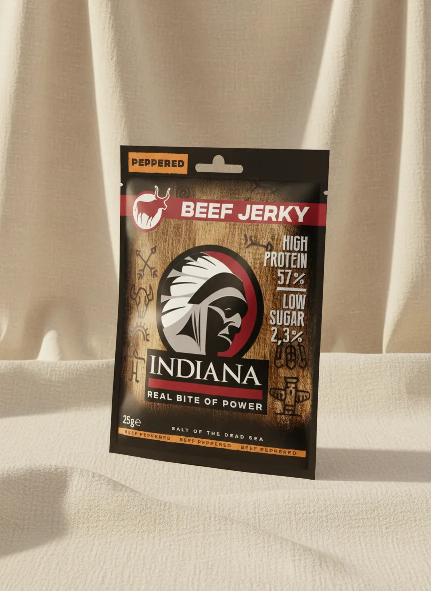 Indiana Jerky Beef Peppered — view 1